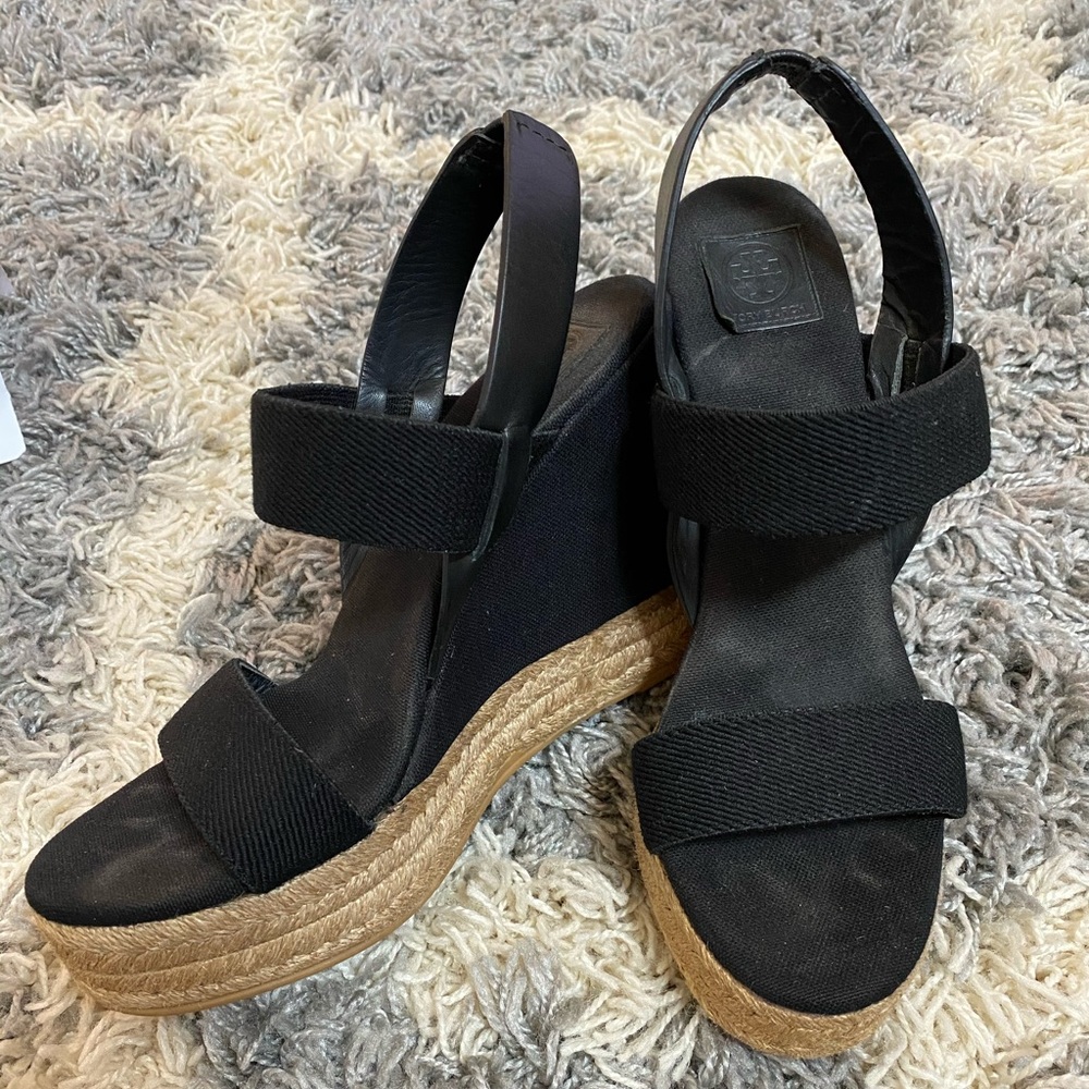 Tory Burch Two Band Slingback Espadrilles